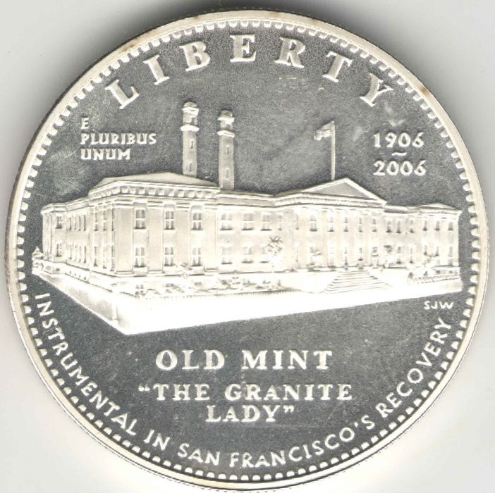США 1 доллар 2006 Старый мондвор GRANITE LADY