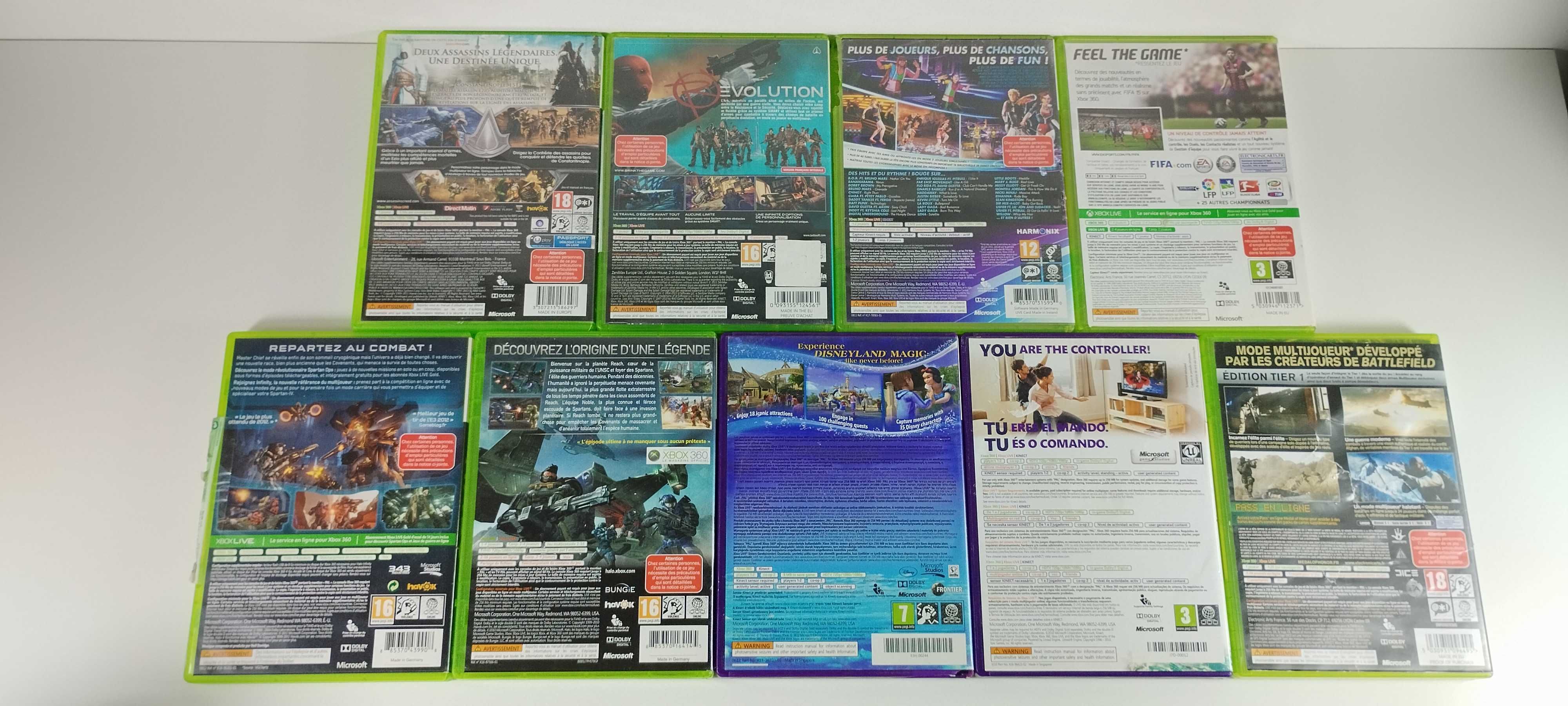 Lote 17 Jogos Xbox 360 - Vários Títulos
