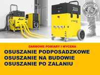 Wynajem osuszacz wypożyczalnia ozonator zalanie lokalizacja termowizja