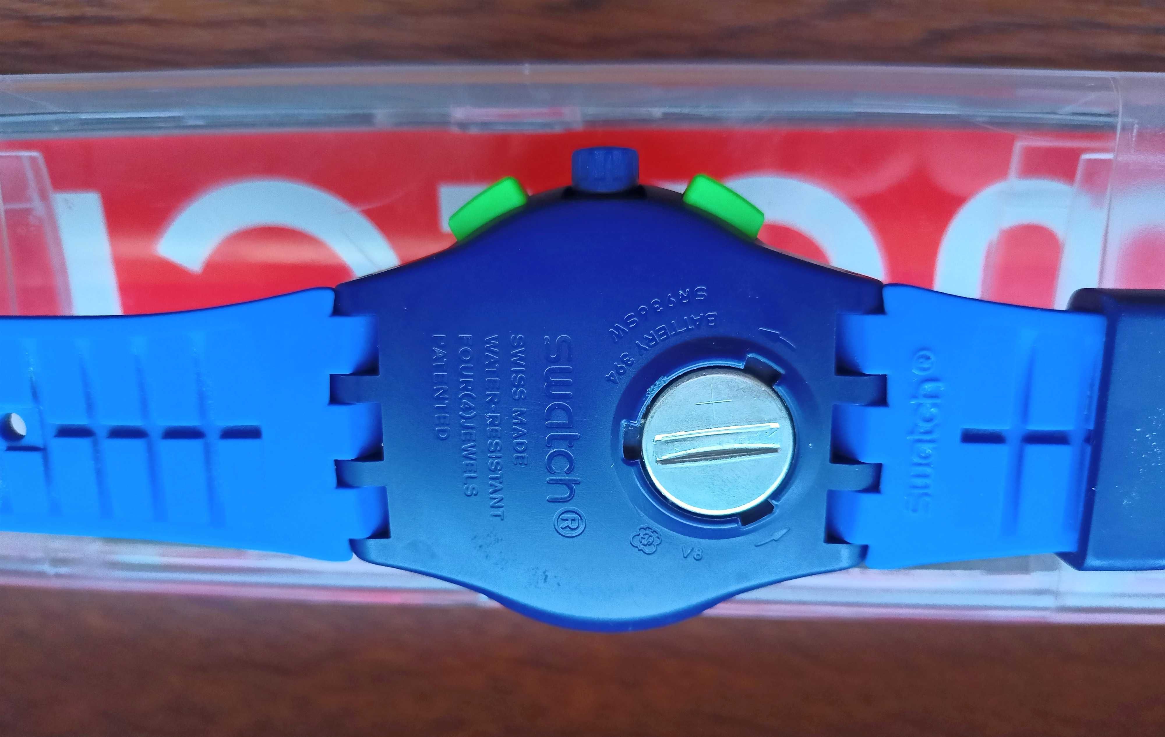 Swatch zegarek SUSN409 Bleu sur Bleu młodzieżowy