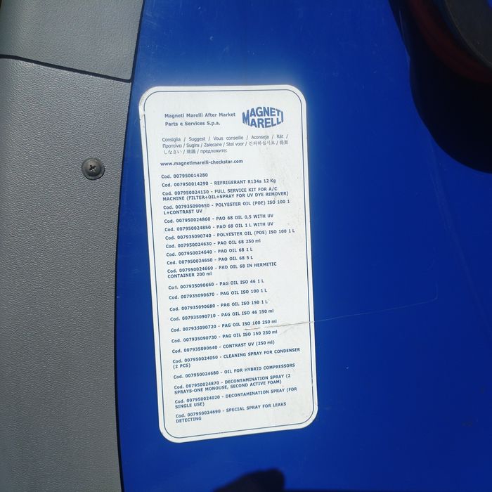 Stacja klimatyzacji Magneti marelli alaska start