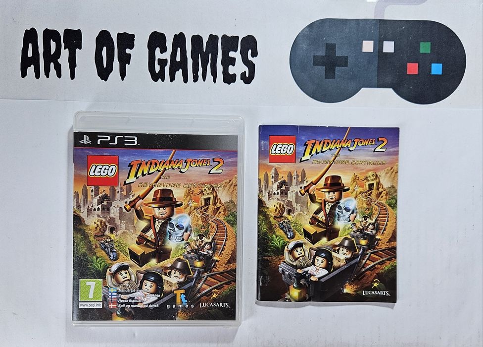 Lego Indiana Jones 2 The Adventure Continues Ps3 Playstation 3 Johnes
