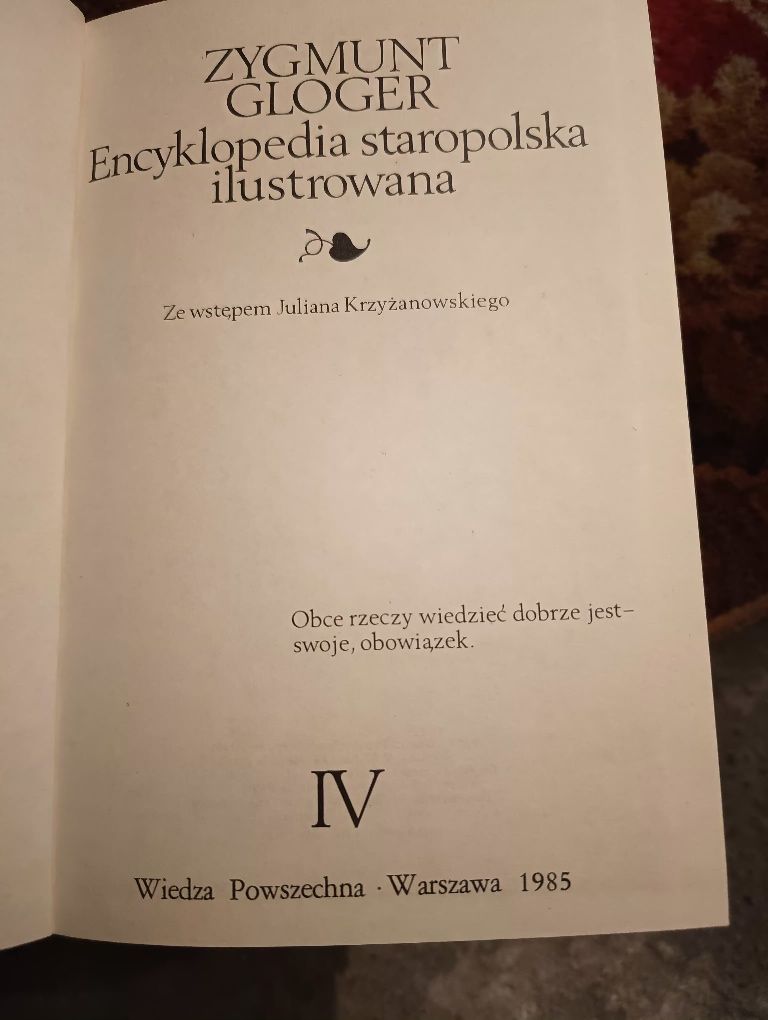 Encyklopedia staropolska Z Glogera