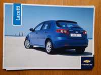 CHEVROLET Lacetti 1.4, 1.6, 1.8 prospekt niemiecki rok 2005