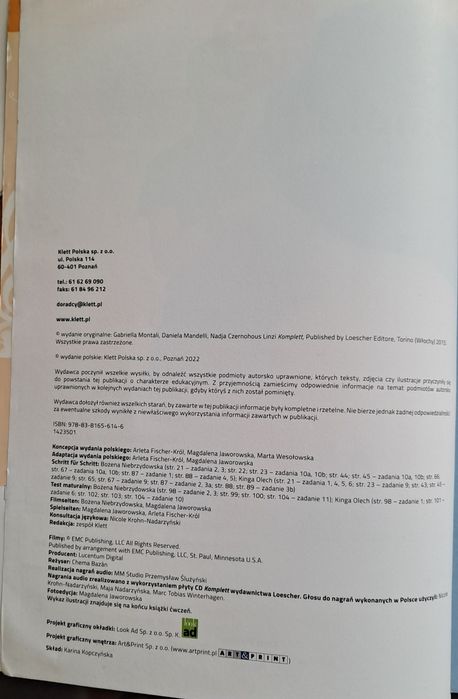 Komplett plus 3 ćwiczenia