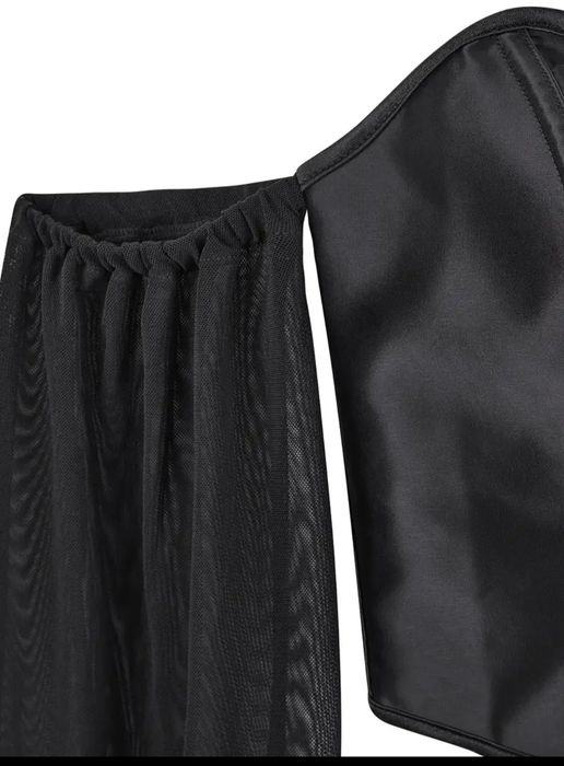 Елегантний чорний корсет,топ