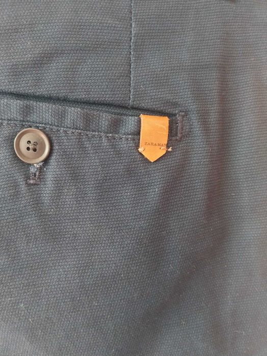 Calças fato Azuis Zara