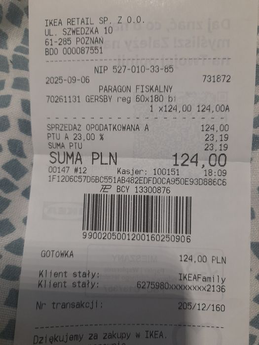 Nowy regał biały IKEA GERSBY 60x180
