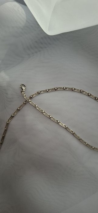 Srebrny łańcuszek Wzór Grecki 925