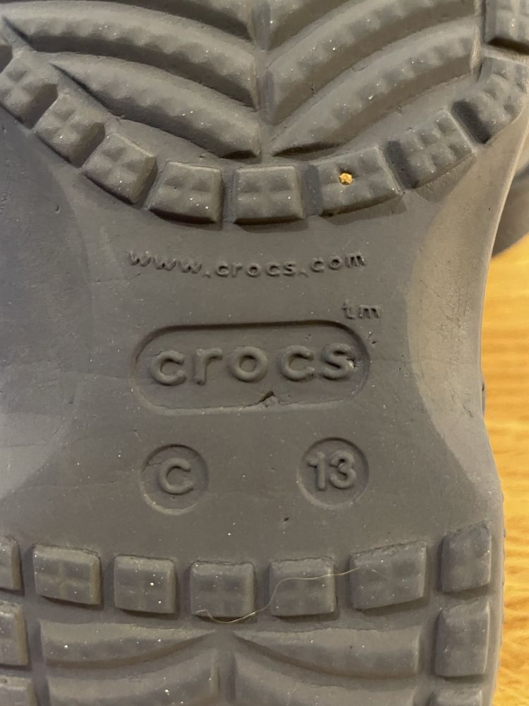 Klapki crocs dla dzieci rozmiar C13