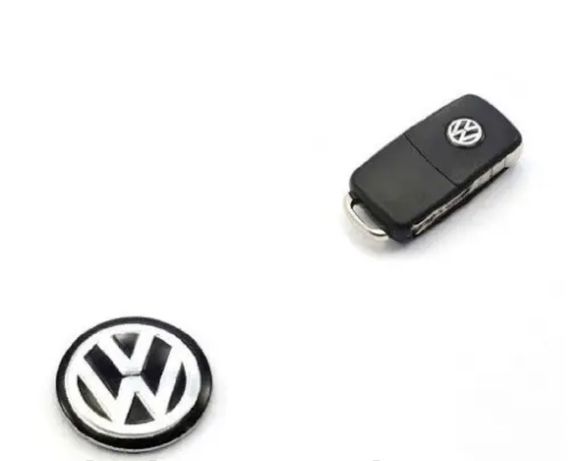 Логотип наклейка на викидний ключ VW 14mm