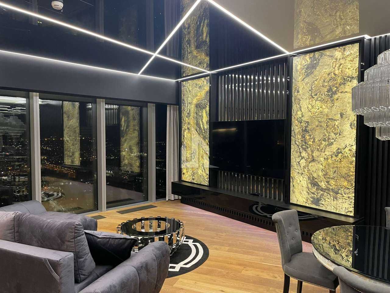 kamień w ROLCE do podświetlenia MEGA XXL led ZABUDOWA naturalny