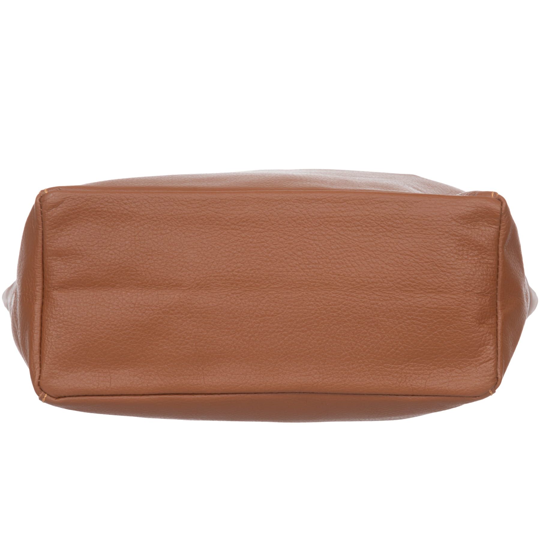 VERA PELLE torebka damska skórzana shopper z rzemykami V501 taupe