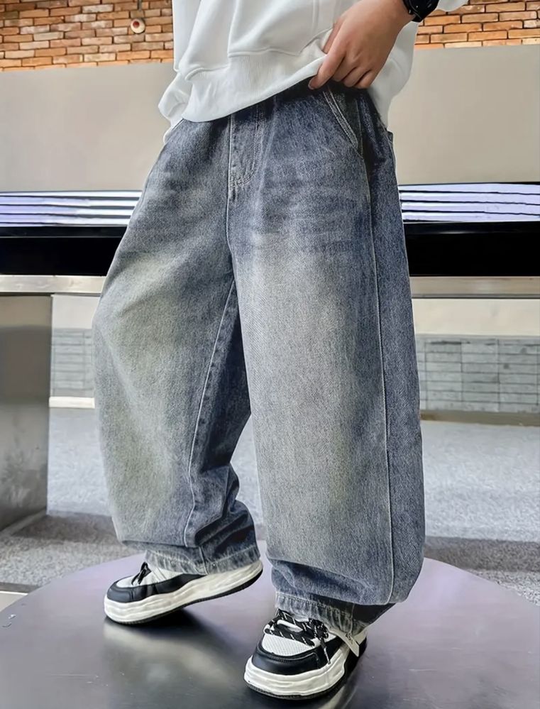 Модні підліткові широкі джинси бегі баггі baggy джинсы багги бегги