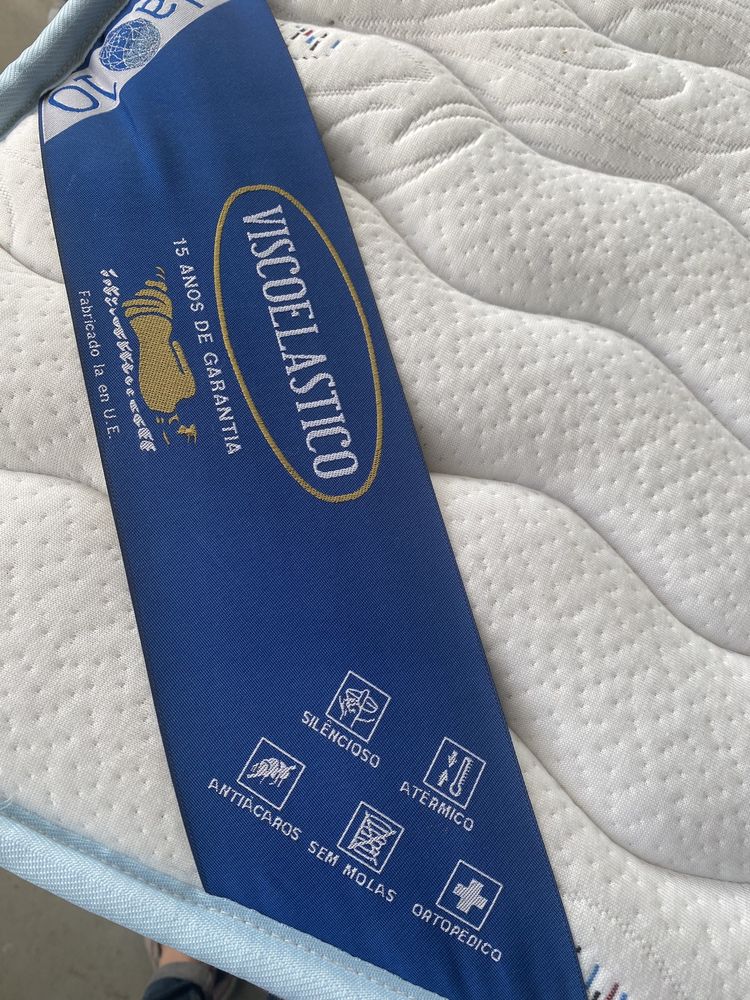 Cama articulada elétrica com colchão