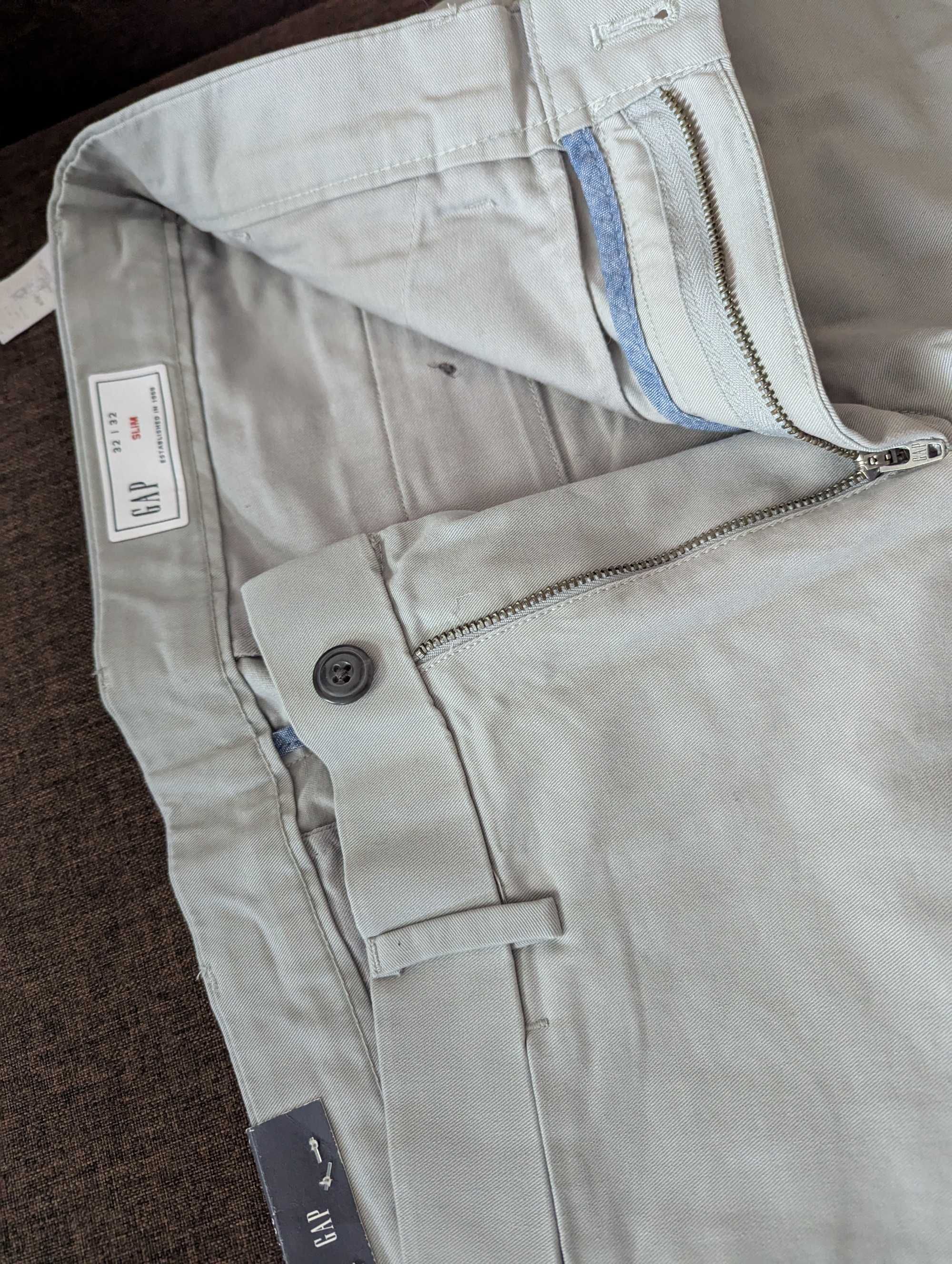 Нові Чіноси GAP Chino Skinny Fit Pants 32х32 YKK Оригінал розмір М
