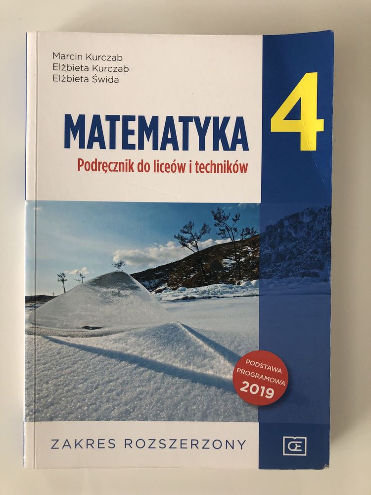 Podręcznik Matematyka 4 zakres rozszerzony