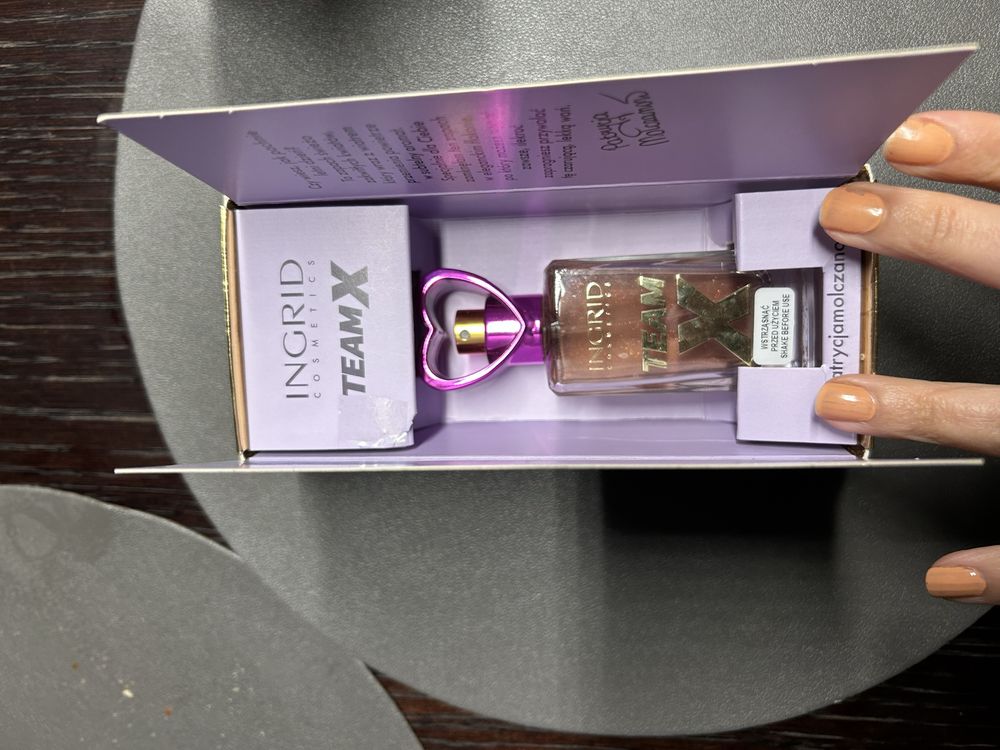 Ingrid team x perfumy miracle mołczaniw z brokatem
