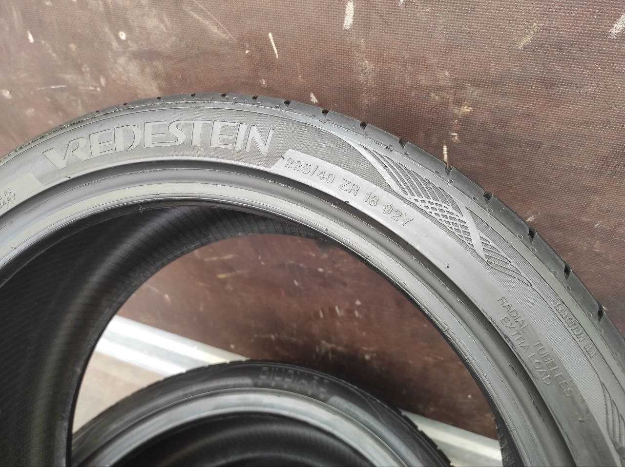 Vredestein Ultrac Satin 225/40r18 21год 5мм ЛЕТО Привезены из Германии