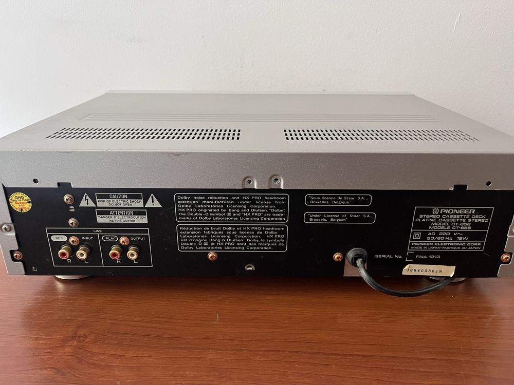 Magnetofon kasetowy Pioneer CT-656