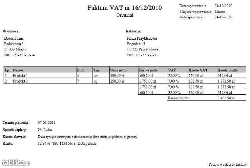 Program do obsługi magazynu i wystawiania faktur VAT - Ando Magazyn