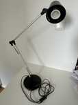 Lampka biurowa Ikea czarno srebrna