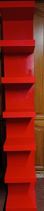 Półka ikea lack czerwona