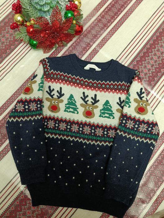 Новорічний светрик, новорічна кофта.