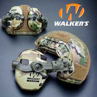 Активные наушники Walkers Razor + крепление на шлем каску чебурашки