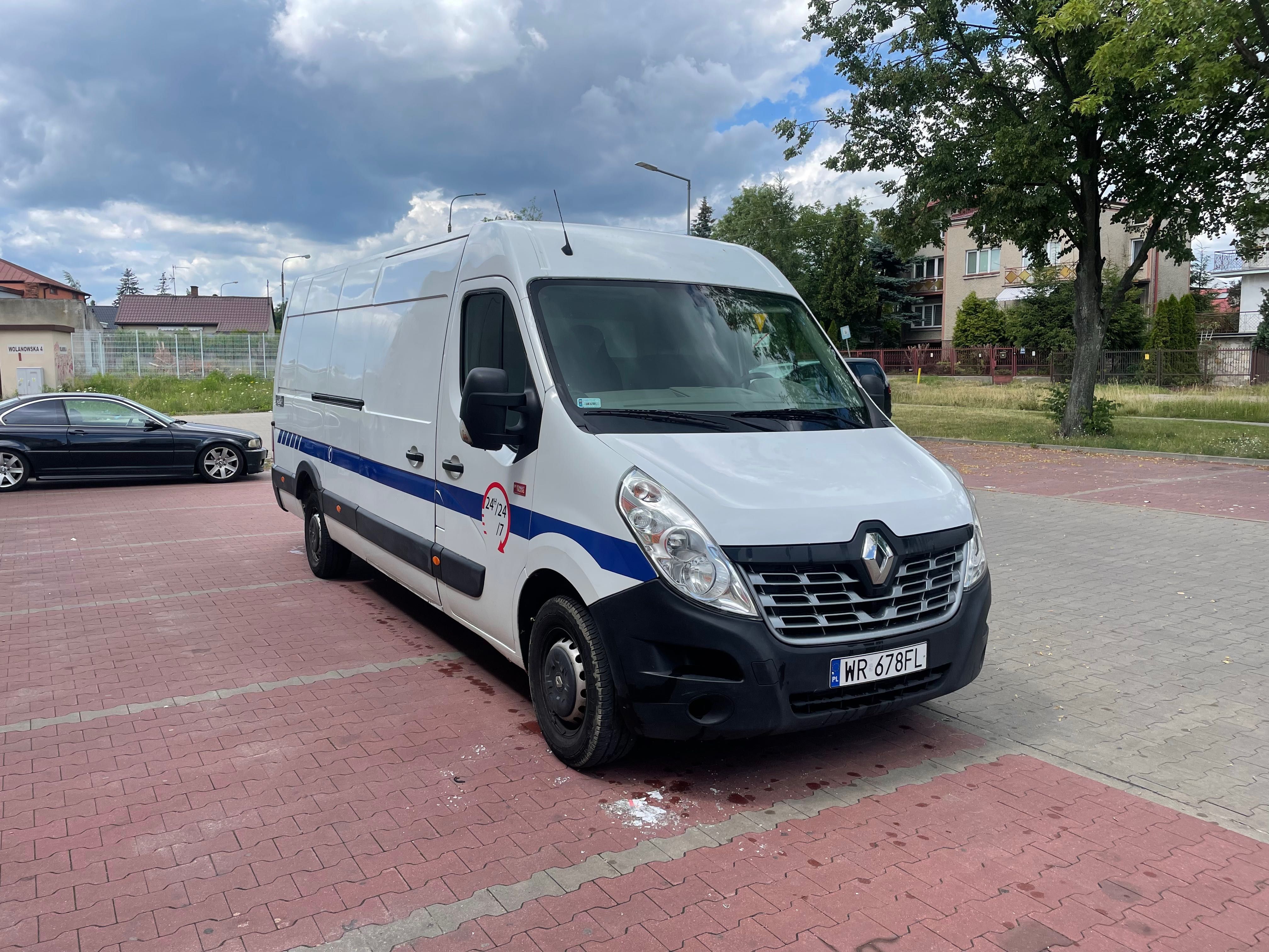 Wynajem wypożyczalnia najem busa bus blaszak L4H2 Renault Master 2017