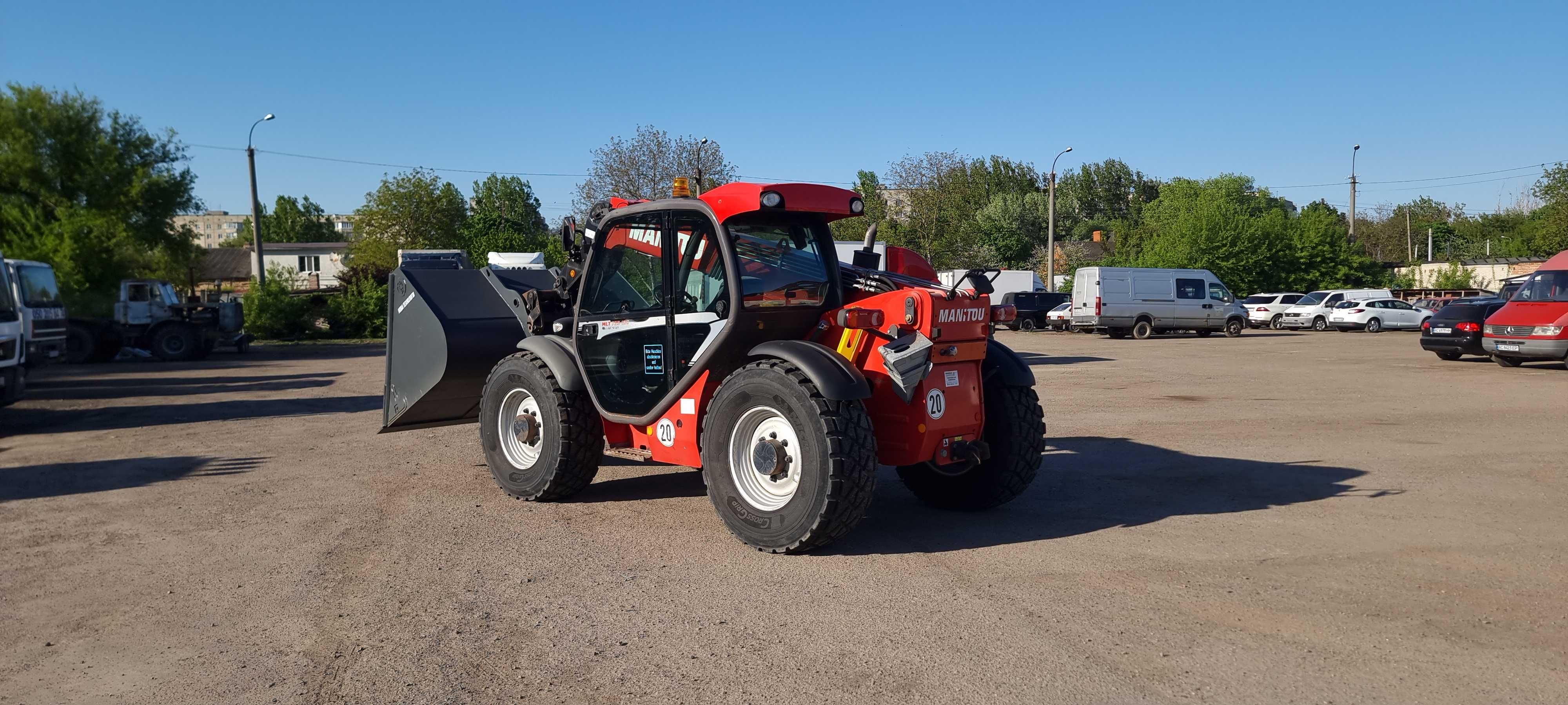 Телескопічний навантажувач manitou mlt735 120 Premium