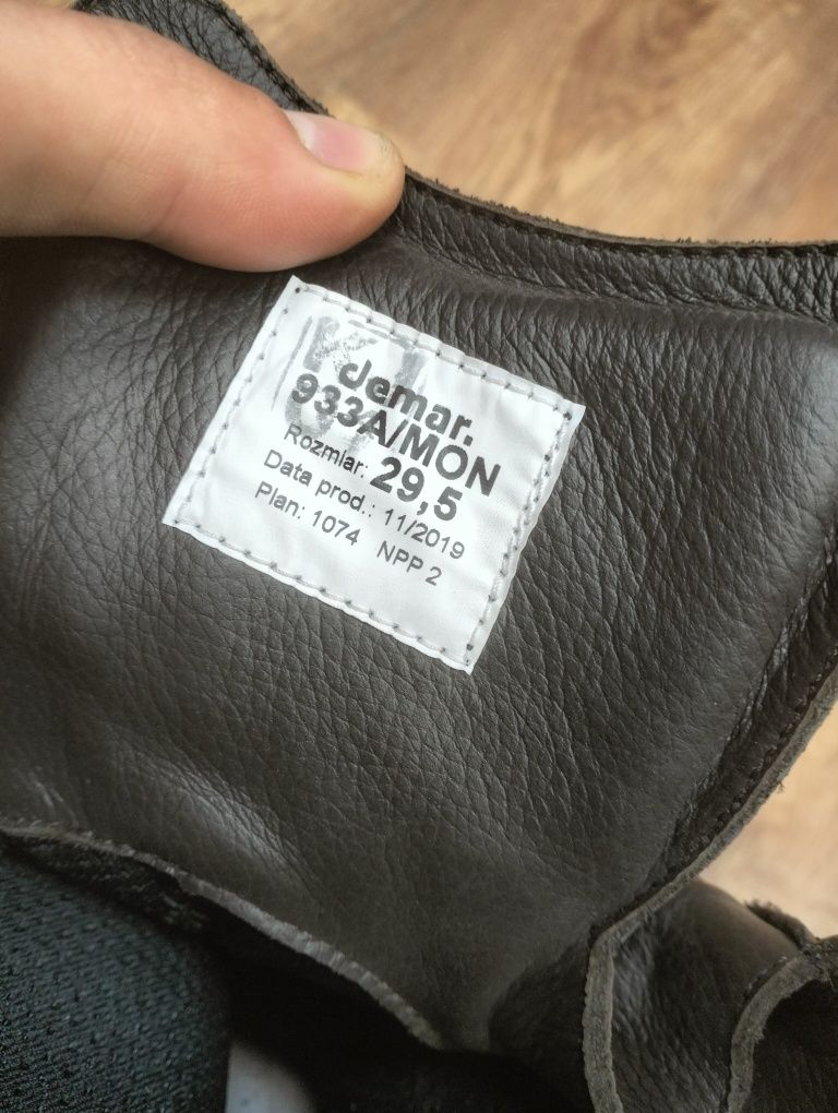 Buty wojskowe Demar 933A/MON wojsko we skórzane trzewiki glany 39,5 45