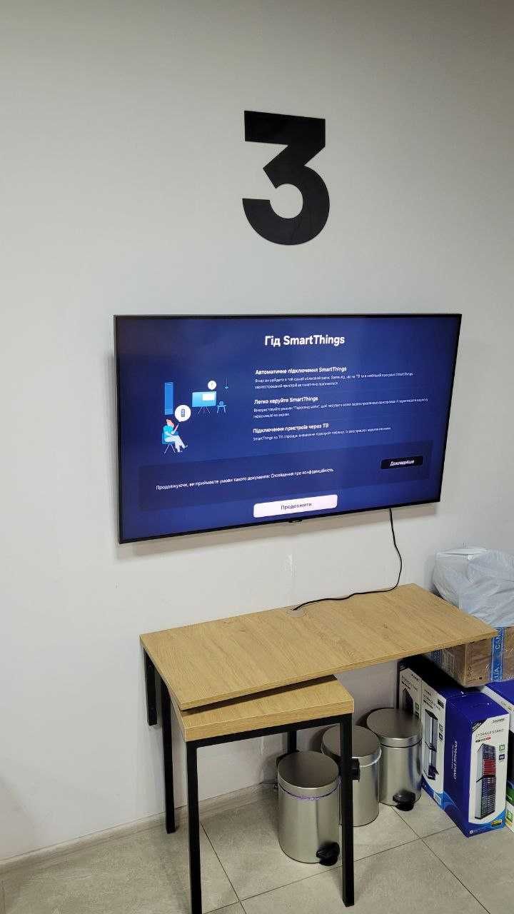 Телевізор Samsung UE50CU7100 – 4K Smart TV, офіційна локалізація 3 шт.