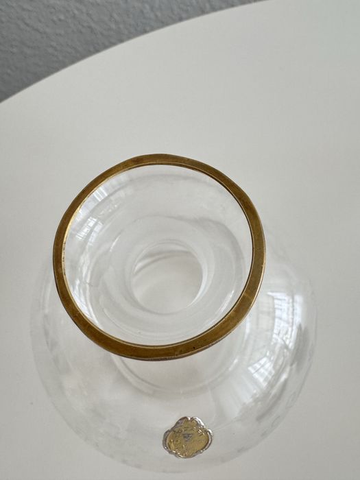 Karafka Mozart szklana sygnowana antyk