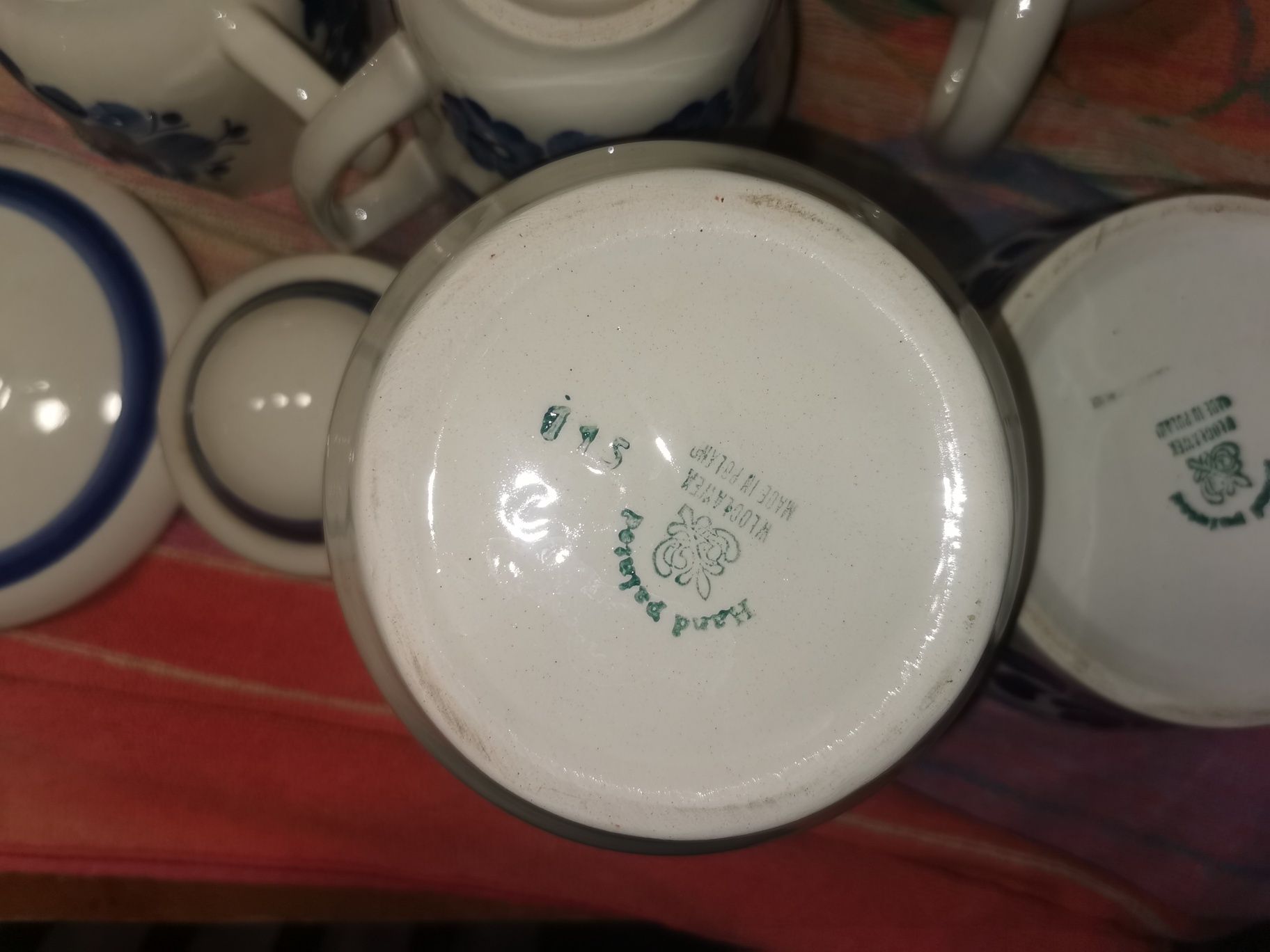 Porcelana Włocławek ręcznie malowana