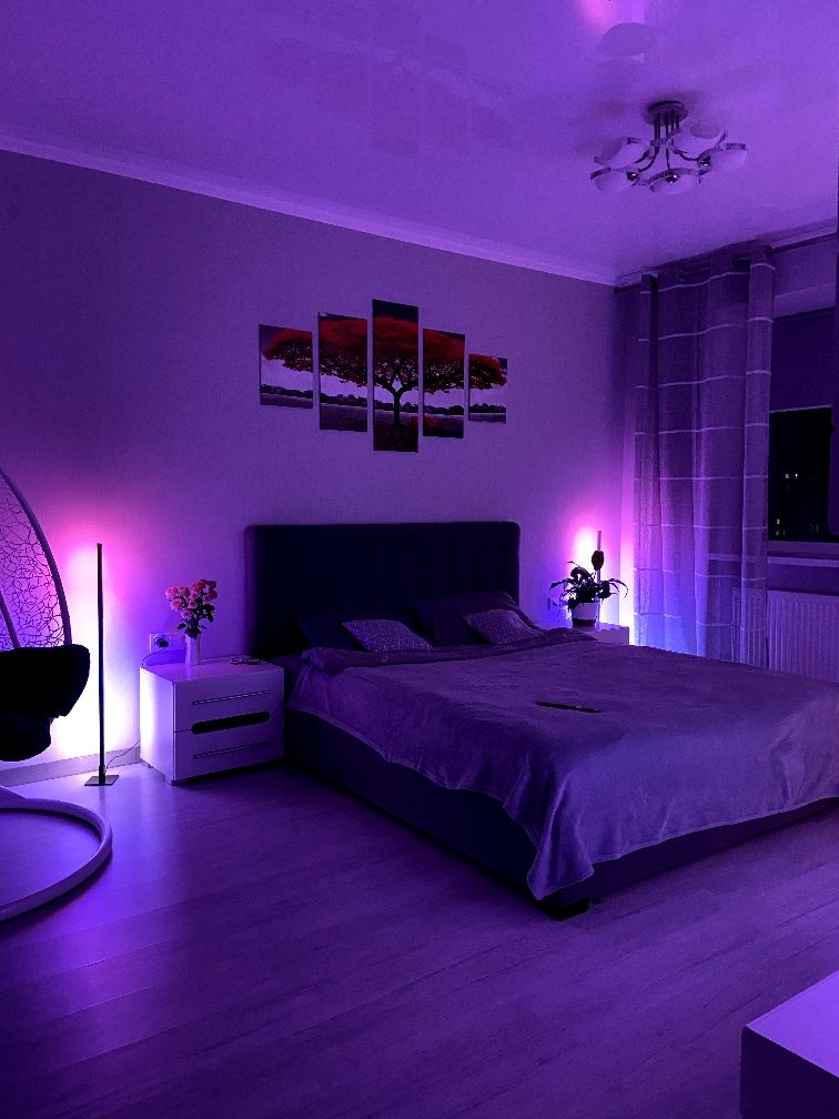 Смарт Лед лампа кутова led торшер бра світильник rgb