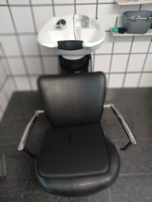 Rampa de lavagem cabeleireira