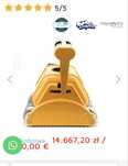 Sklep 14.000zl! Odkurzacz basen robot dolphin dynamic podloga+sciany