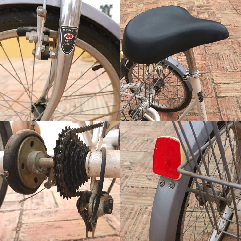 Triciclo de adulto MONTY, dobrável, eletrificável. ALGARVE-LISBOA