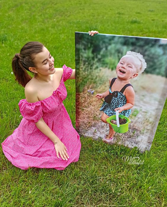 Друк фото на полотні різних форматів