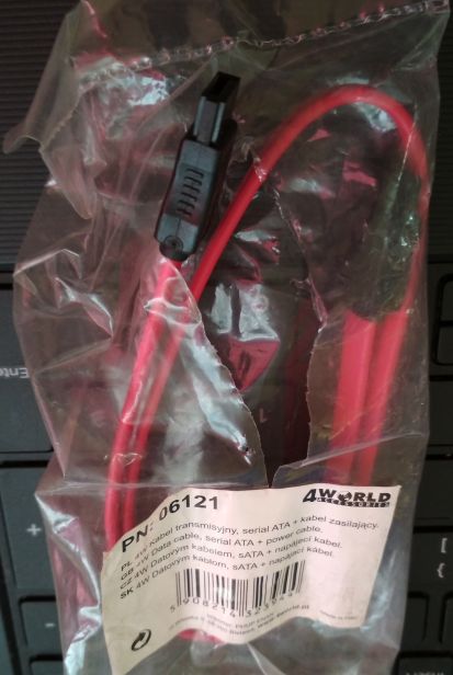Kabel HDD | SATA 2 | SATA Serial ATA |czerwony