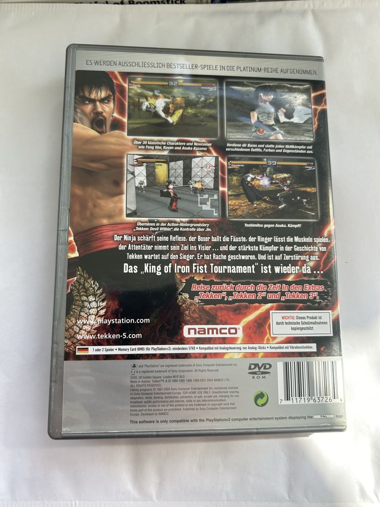 Tekken 5 playstation 2 ps2