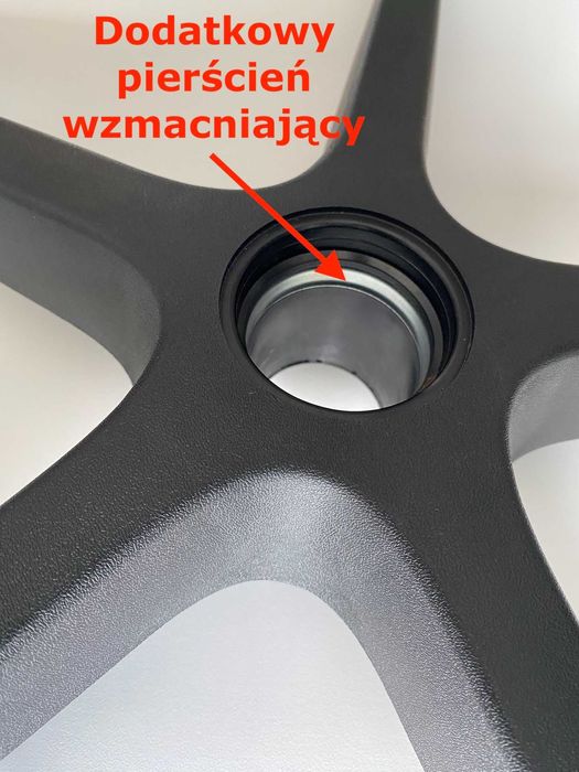 PODSTAWA czarna solidna fotela Obrotowego krzyżak fi 680 mm i inne