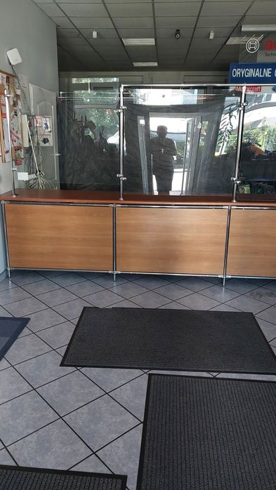 Lada sklepowa , recepcja , biurko  - długość 350 cm