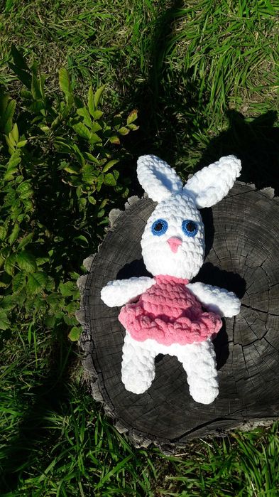 Мягкая игрушка | Зайчик | Плюшевая | Вязаная | Handmade | Новый Год