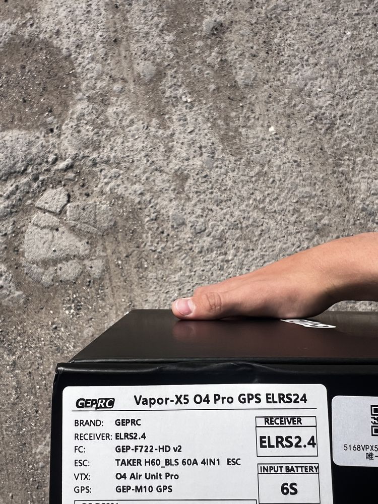 GEPRC Vapor-X5 O4 Pro Freestyle FPV Drone 5-дюймовий цифровий дрон