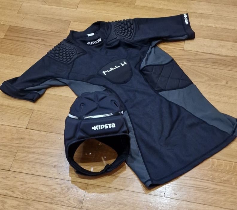 Ombreira e Capacete Rugby Kipsta M