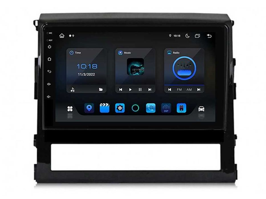 Radio samochodowe Android Toyota Land Cruiser 200 (9", UV) 2016.-2019