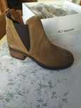 Botins camurça beje