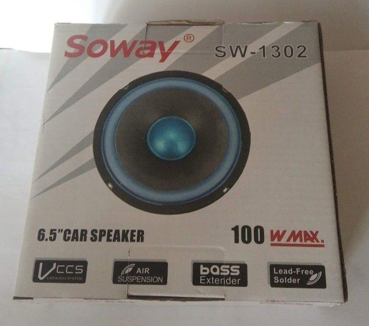 Розпродаж!Динамік 6,5" Soway SW-1302 (за пару)